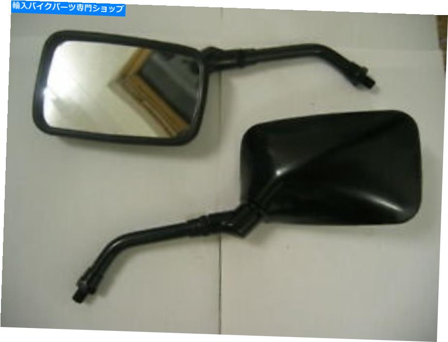 Mirror ホンダスズキ10mm黒い長方形オートバイミラー新しい右手糸 HONDA SUZUKI 10mm black Rectangle Motorcycle Mirrors new right hand thread【並行輸入品】