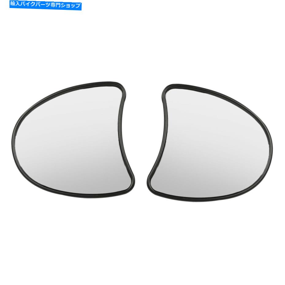 Mirror ハーレーエレクトログライドウルトラリミテッド14-20用フェアリングマウントリアビューミラー Fairing Mount Rear View Mirrors For Harley Electra Tri Glide Ultra Limited 14-20【並行輸入品】