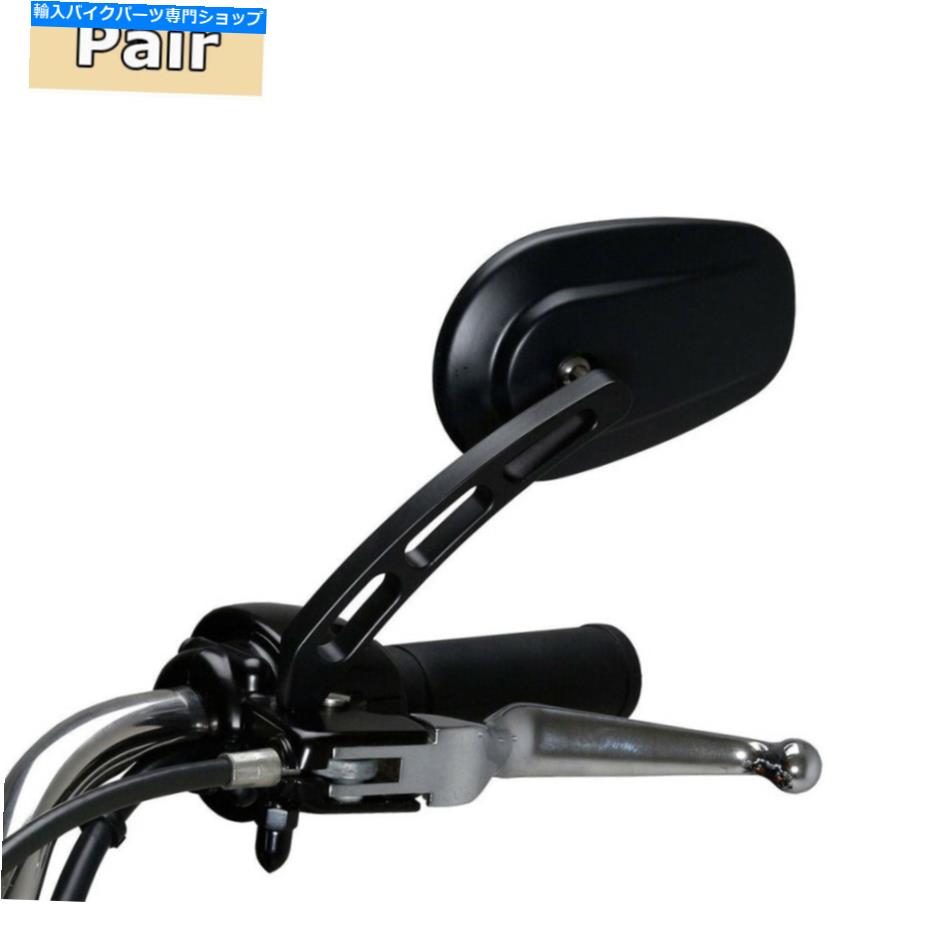 Mirror ハーレーダイナソフトトゥーリングスポーツスターXL 883 1200 Rear View Side Mirrors 8mm For Harley Dyna Softail Touring Sportster XL 883 1200【並行輸入品】