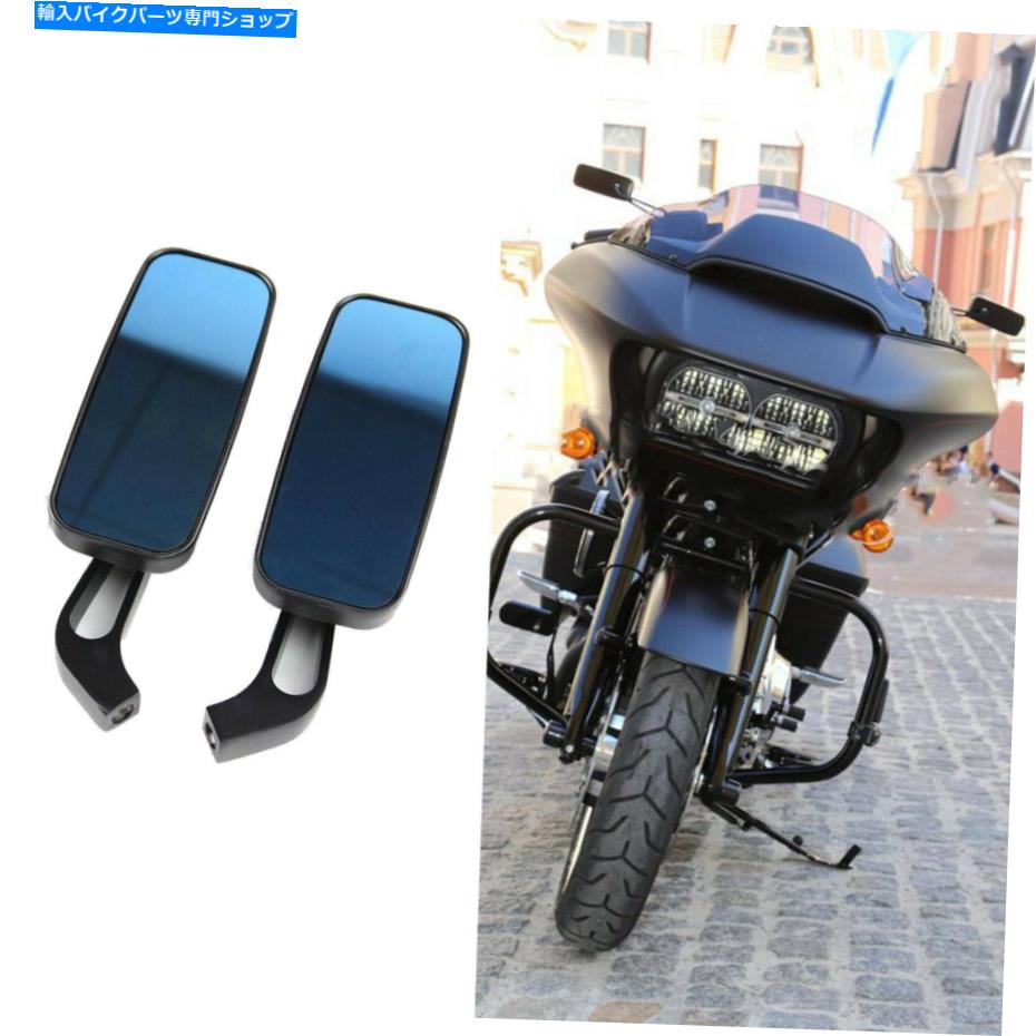 Mirror Harley Davidson Street Glide Special Flhxsオートバイブラックリアビューミラー For Harley Davidson Street Glide Special FLHXS Motorcycle Black Rearview Mirrors【並行輸入品】