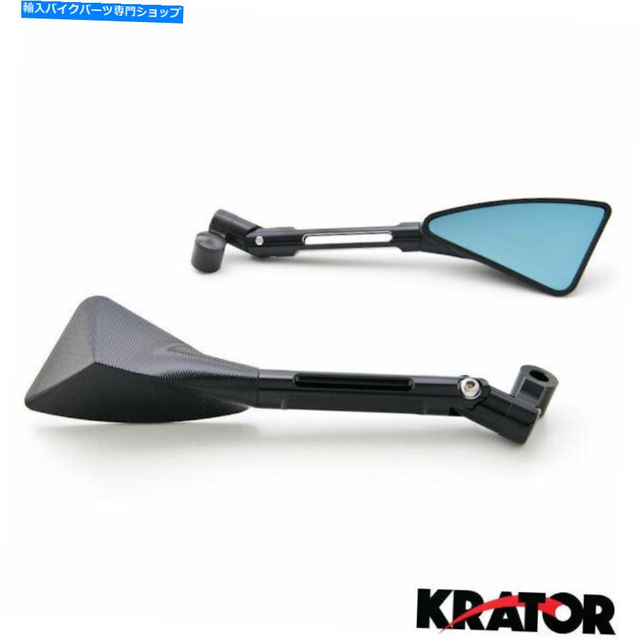 Mirror ヤマハYZFR1 R1S YZF R1用カスタムリアビューミラーブラックペアW /アダプター Custom Rear View Mirrors Black Pair w/Adapters For Yamaha YZFR1 R1S YZF R1【並行輸入品】
