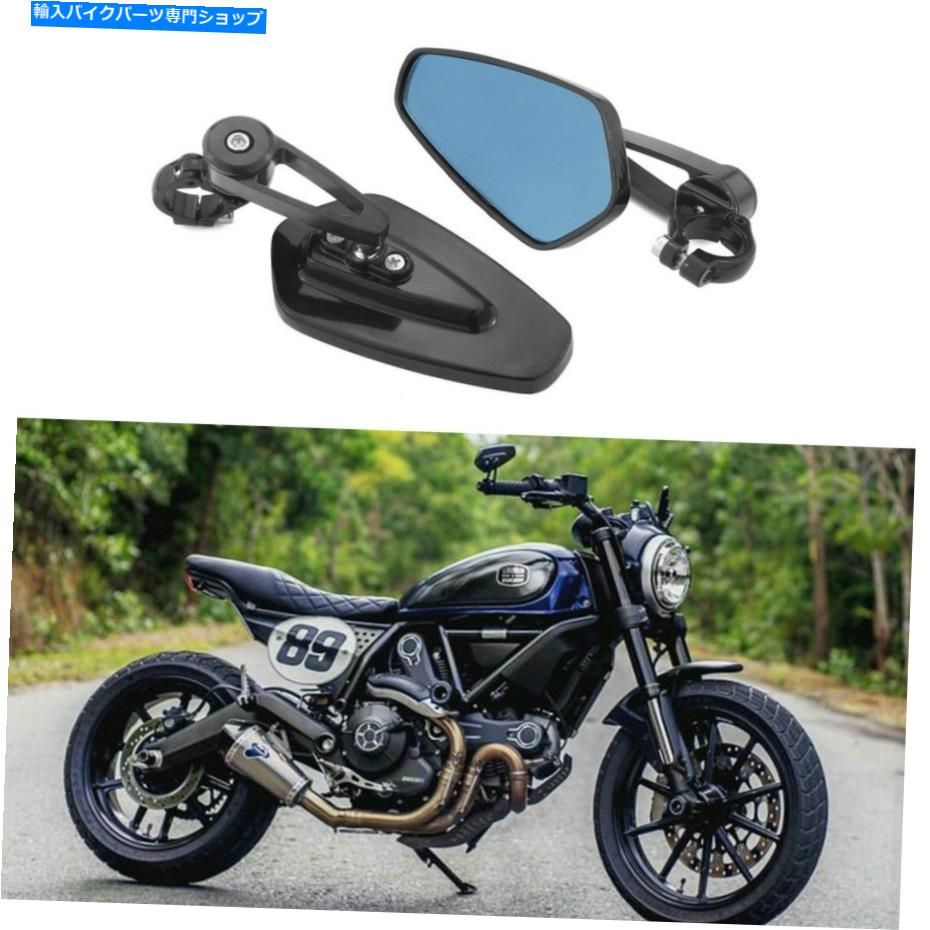 Mirror YAMAHA YZF R1 R2 R25オートバイアルミハンドルバーエンドリアビューミラー For Yamaha YZF R1 R3 R25 Motorcycle Aluminum Handle Bar End Rear-view Mirrors US【並行輸入品】