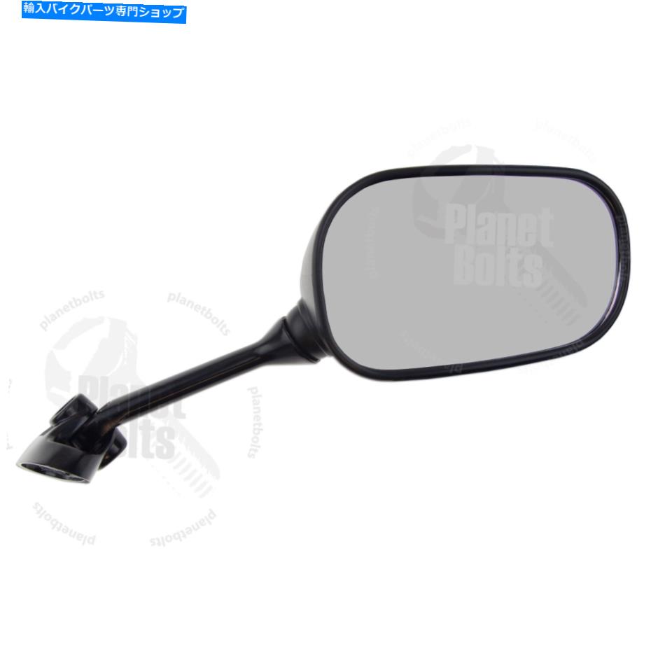 Mirror スズキGSXR 600 750 04-05ハンドサイドギブシュ右右折 Black Rear View Mirror For Suzuki GSXR 600 750 04-05 Hand Side Gixxer Back Right【並行輸入品】