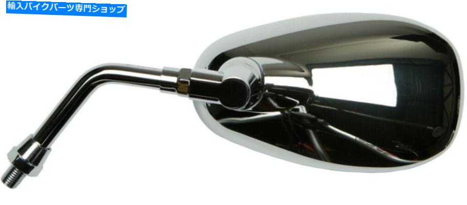 Mirror 左ミラー交換 - Chrome Emgo 20-86834 V-STAR＆ROYAL STAR Left Mirror Replacement - Chrome Emgo 20-86834 V-Star & Royal Star【並行輸入品】