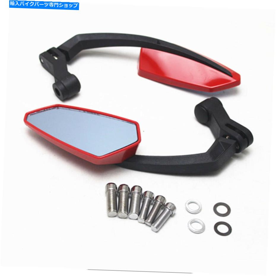 Mirror オートバイアクセサリーリアビューミラーモトクロスレースサイドミラーユニバーサル Motorcycle Accessories Rear View Mirror Motocross Racing Side Mirrors Universal【並行輸入品】