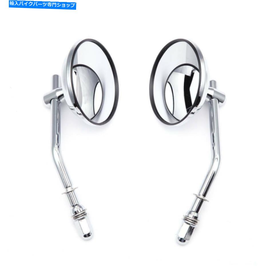 Mirror Harley Davidson Sportster 1200 883のためのChromeラウンドオートバイのバックミラー Chrome Round Motorcycle Rearview Mirrors For Harley Davidson Sportster 1200 883【並行輸入品】 27,210円