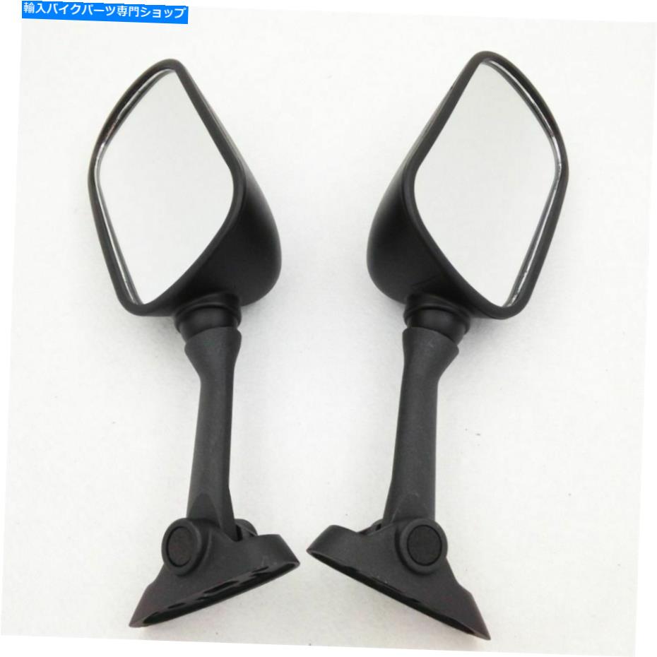 Mirror 鈴木GSXR600 / 750 2001-2003 GSX-R1000 2001-2002ブラックリアビューミラー For Suzuki GSXR600/750 2001-2003 GSX-R1000 2001-2002 Black Rearview Mirror【並行輸入品】