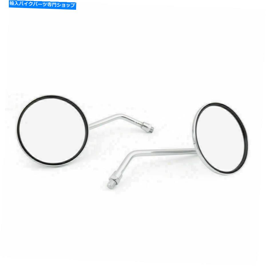 Mirror Suzuki GT 125/185/250/380/750 Classic Rearview Round Mirrors 10MM For Suzuki GT 125/185/250/380/550/750 CA【並行輸入品】