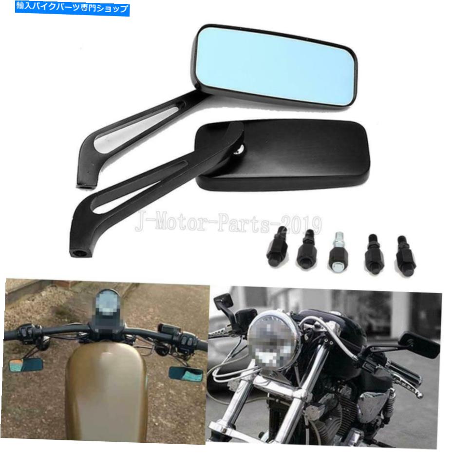 Mirror ヤマハV-STAR 650 950 1100 1300クラシックストライカーのための長方形のバックミラー Rectangle Rearview Mirrors For Yamaha V-Star 650 950 1100 1300 Classic Stryker【並行輸入品】