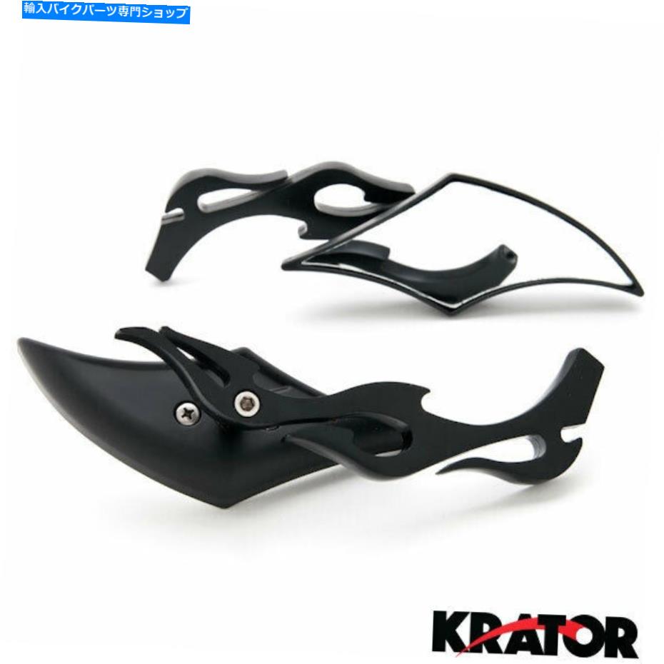 Mirror Vespa Granturismo 200のためのダイヤモンドねじれカスタムブラックオートバイのミラー Diamond Twist Custom Black Motorcycle Mirrors For Vespa Granturismo 200【並行輸入品】