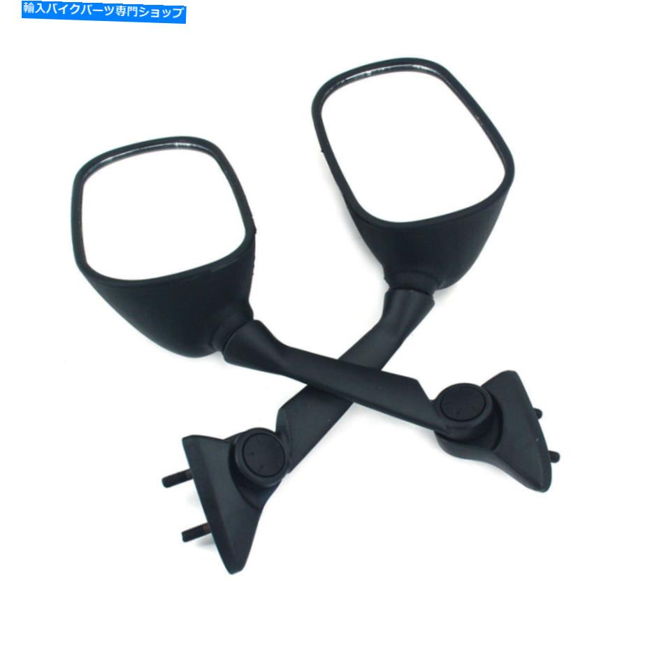 Mirror オートバイのバックビューサイドミラーの背面図 Motorcycle Rearview Side Mirrors Rear View For YZF R1 2009-2014 Black【並行輸入品】