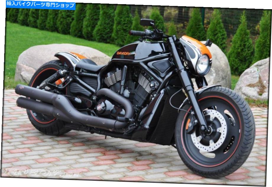 Mirror ハーレーダビッドソンナイトロッドスペシャルAのための長方形のオートバイの後部ビューミラー Rectangular Motorcycle Rear View Mirrors For Harley Davidson Night Rod Special A【並行輸入品】