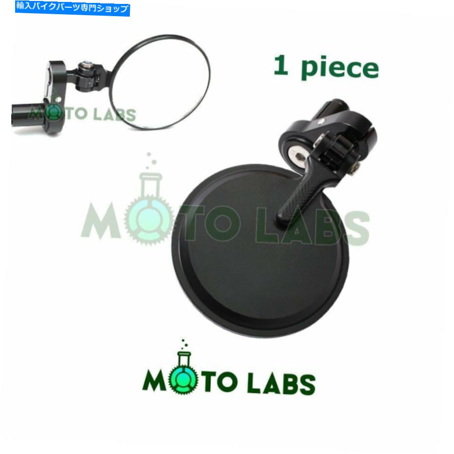 Mirror Suzuki GSX1300R用CNCブラック3 ''ラウンドバーエンドミラーHAYABUSA B-KING GSX-R 600 CNC Black 3'' Round Bar End Mirror For Suzuki GSX1300R Hayabusa B-King GSX-R 600【並行輸入品】