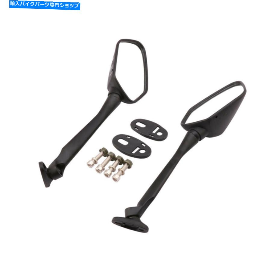 Mirror CBR300 CBR 300ブラックオートバイのための2ピースのバックビューサイドミラーの背面図 2Pcs Rearview Side Mirrors Rear View For CBR300 CBR 300 Black Motorcycle【並行輸入品】