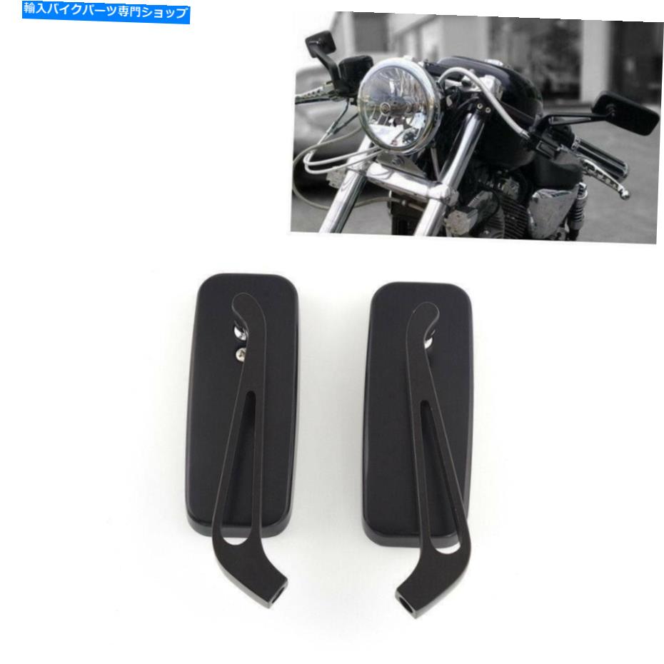 Mirror Harley Davidson Heritage Softail Classic Aのための長方形のオートバイのサイドミラー Rectangle Motorcycle Side Mirrors For Harley Davidson Heritage Softail Classic A【並行輸入品】