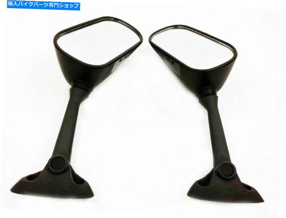 Mirror 鈴木GSXR600 GSX-R750 2004-2005のためのモーリルブラックリアビューミラー For Suzuki GSXR600 GSX-R750 2004-2005 Motorycle Black Rearview Mirror【並行輸入品】