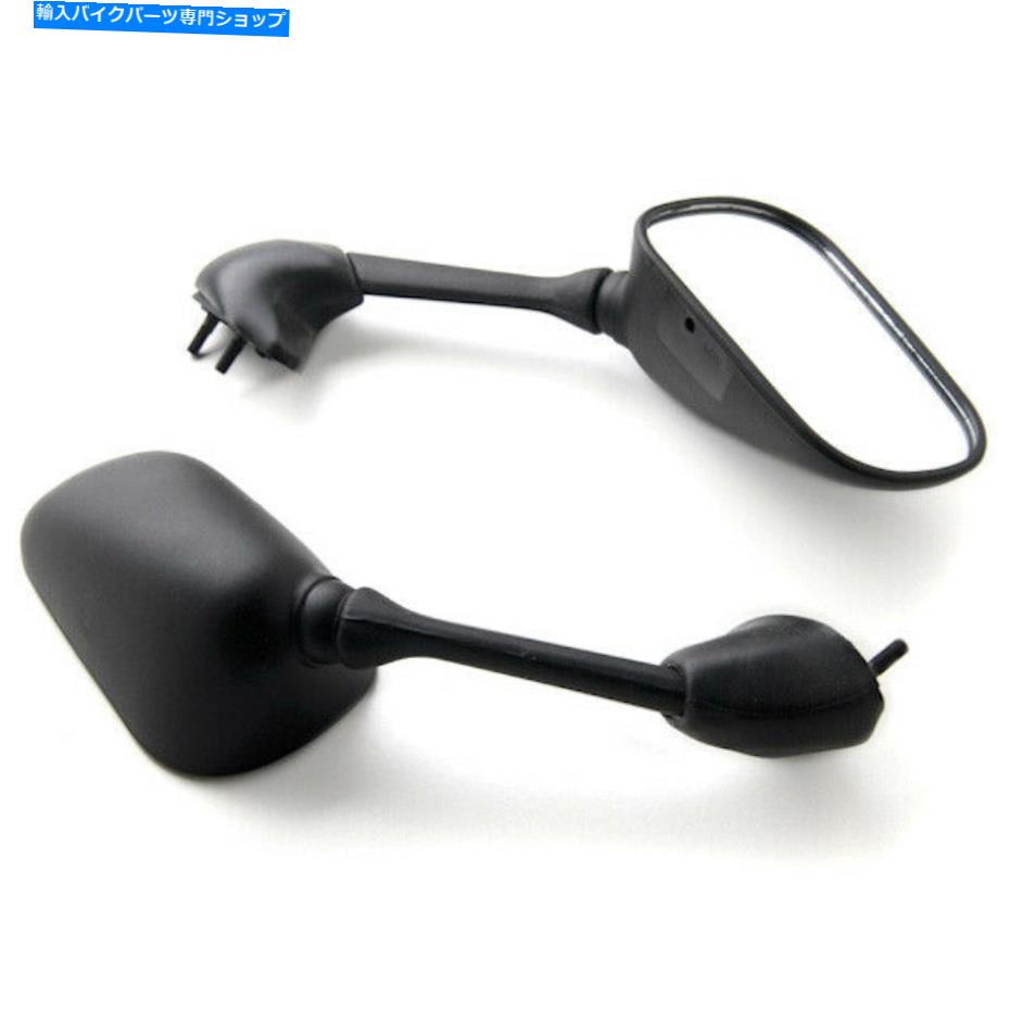 Mirror 黒の交換用オートバイのミラー1999年ヤマハYZF R6の左右 Black Replacement Motorcycle Mirrors Left & Right For 1999 Yamaha YZF R6【並行輸入品】
