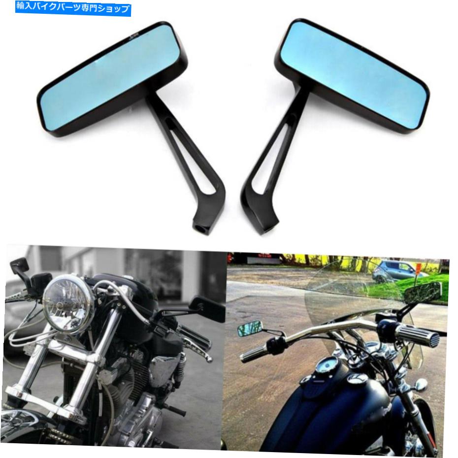 Mirror 鈴木侵入者のための2倍のスモークブルーオートバイのミラーVS VL 700 750 800 1400 1500 2x Smoke Blue Motorcycle Mirrors for Suzuki Intruder VS VL 700 750 800 1400 1500【並行輸入品】