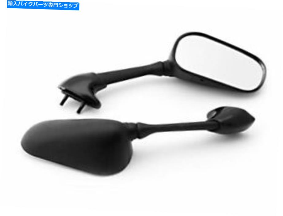 Mirror 黒の交換用オートバイのミラー2008年ヤマハYZF R6S Black Replacement Motorcycle Mirrors Left & Right For 2008 Yamaha YZF R6S【並行輸入品】