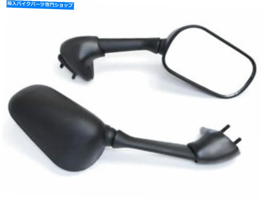 Mirror 黒の交換用オートバイのミラーは、2006年ヤマハYZF R1 YZF-R1の左右の右 Black Replacement Motorcycle Mirrors Left & Right For 2006 Yamaha YZF R1 YZF-R1【並行輸入品】