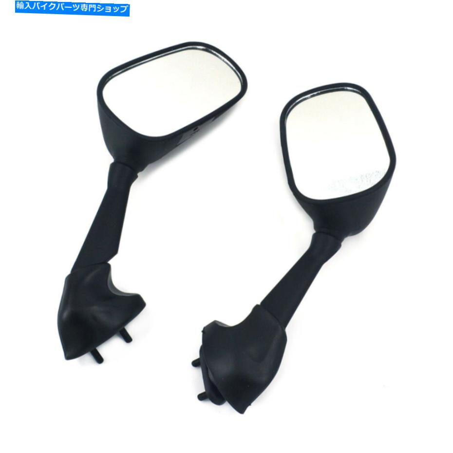 Mirror yzf r6 yzfr6 2006 2007オートバイ Black 2Pcs Side Rearview Rear View Mirrors For YZF R6 YZFR6 2006 2007 Motorcycle【並行輸入品】