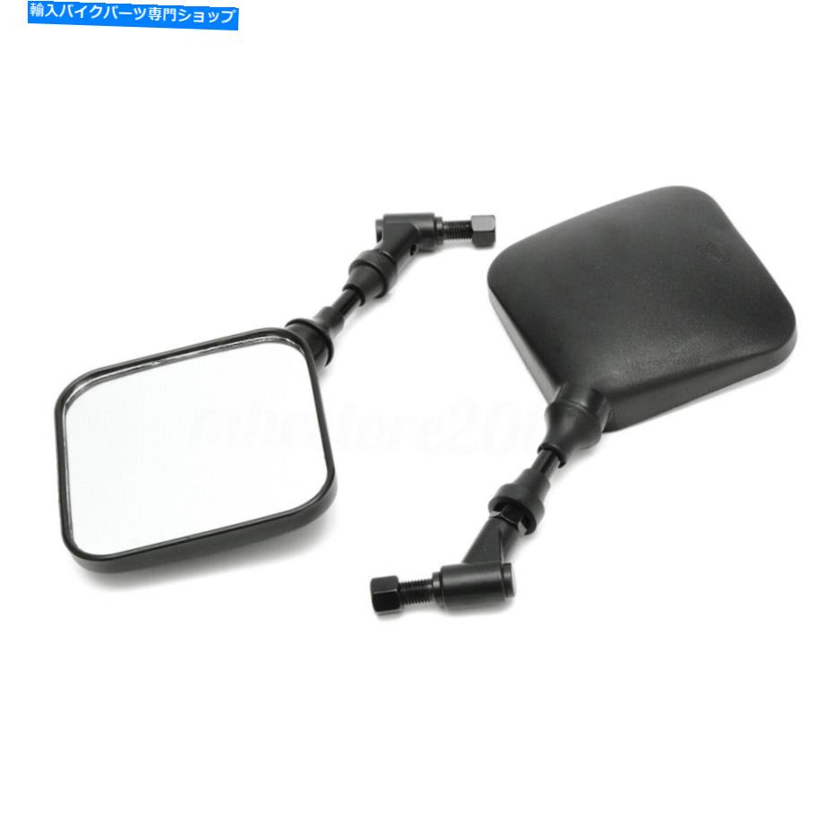 Mirror スズキ10mmブラックペア用オートバイ250 DRZ YF 200 DR350 400安全ミラー Motorcycle For Suzuki 10mm Black Pairs 250 Drz Yf 200 Dr350 400 Safety Mirrors【並行輸入品】