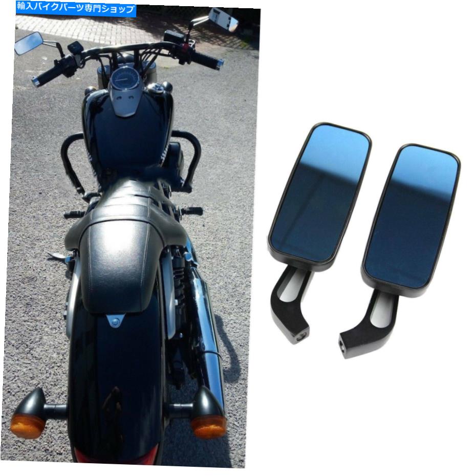 Mirror ハーレーダビッドソンブレイクアウトファットボーイのための長方形の黒いオートバイの背面図の鏡 Rectangle Black Motorcycle Rear View Mirrors For Harley Davidson Breakout Fatboy【並行輸入品】 27,210円