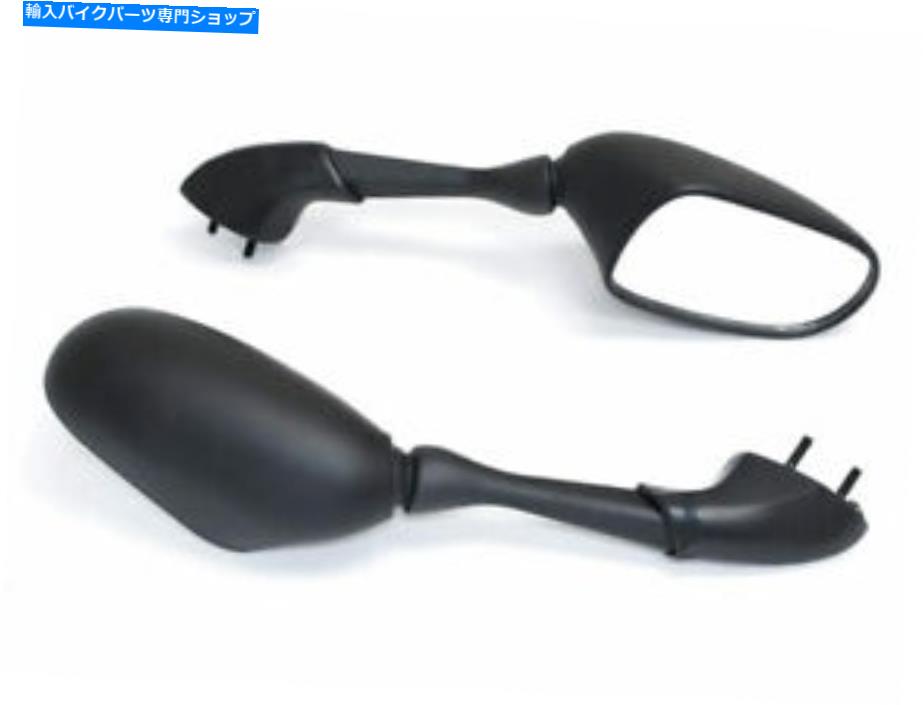 Mirror 黒の交換のオートバイのミラーは、2003年ヤマハFZ1 / FZS1000の左右の右 Black Replacement Motorcycle Mirrors Left & Right For 2003 Yamaha FZ1 / FZS1000【並行輸入品】