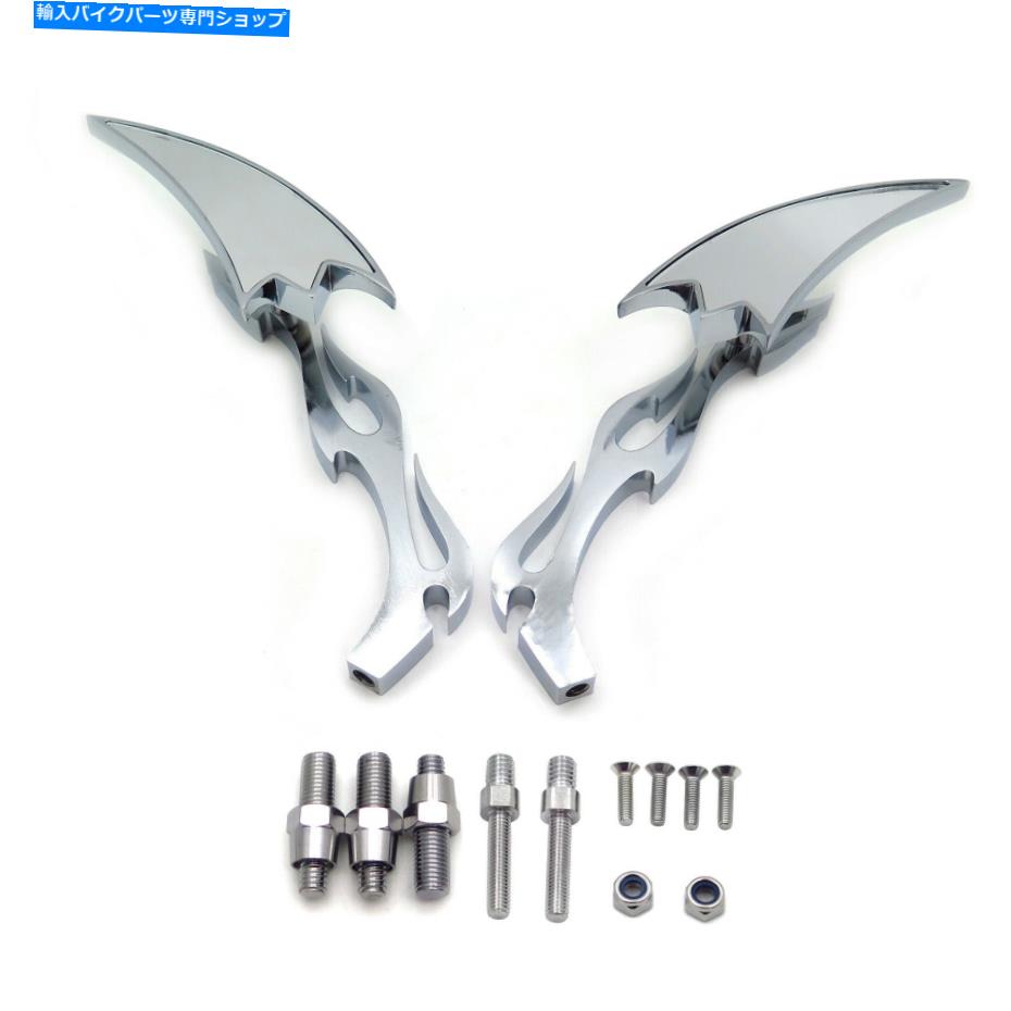 Mirror Honda CBR600 RR 900 929 954 1000RRクロム化ビレット合金矢印カスタムミラー For Honda CBR600 RR 900 929 954 1000RR chromed Billet Alloy Arrow Custom Mirror【並行輸入品】