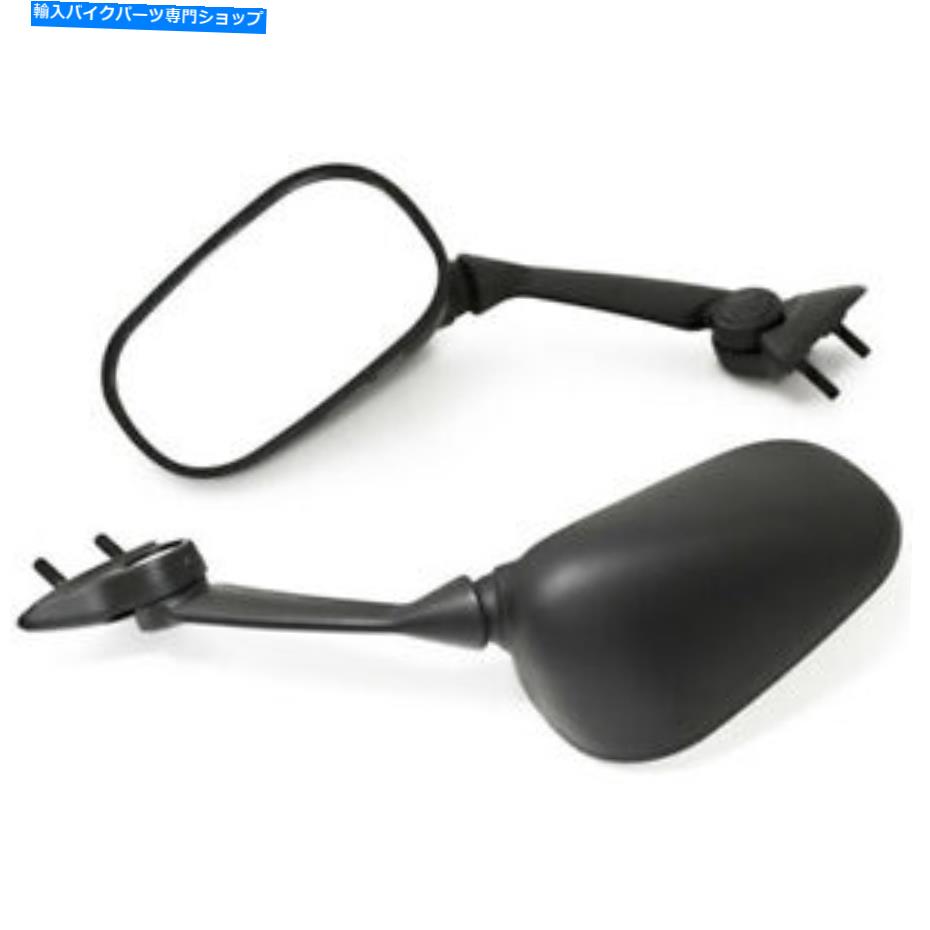 Mirror 黒のオートバイのミラーは2009-2012のための左右yamaha r1 / yzf-r1 Black Motorcycle Mirrors Left & Right For 2009-2012 Yamaha R1 / YZF-R1【並行輸入品】