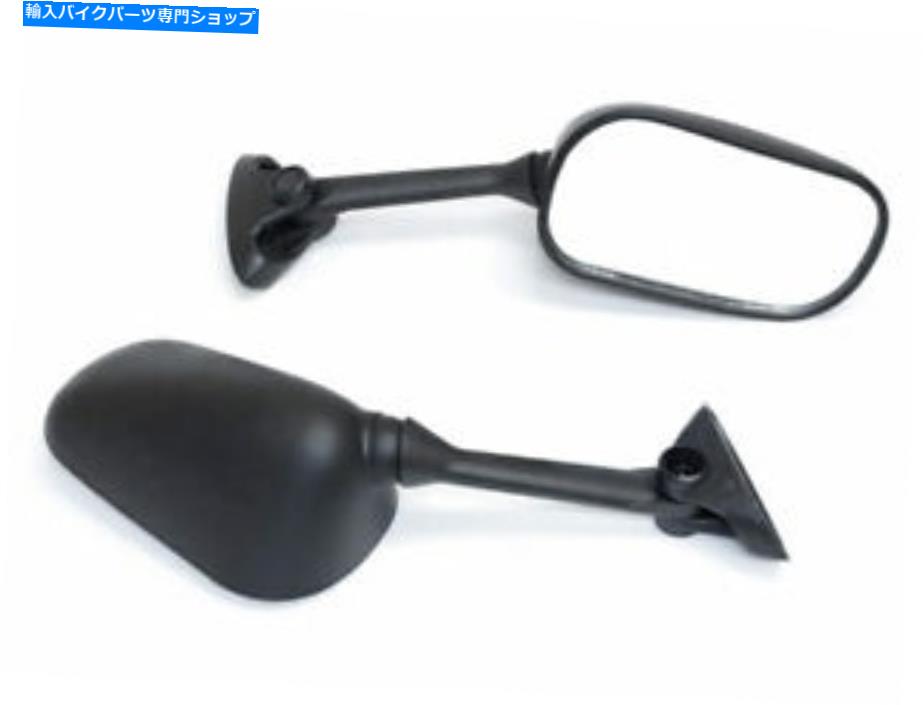 Mirror 黒のオートバイのミラーは、2004年から2005年のための左右の右右鈴木GSXR 600 / GSX-R600 Black Motorcycle Mirrors Left & Right For 2004-2005 Suzuki GSXR 600 / GSX-R600【並行輸入品】