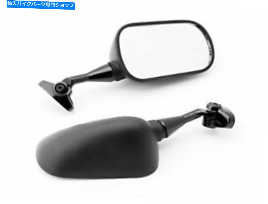 Mirror ブラックオートバイのミラーは2000-2001のための左右の右、右rr / cbr929rr Black Motorcycle Mirrors Left & Right For 2000-2001 Honda CBR 929 RR / CBR929RR【並行輸入品】