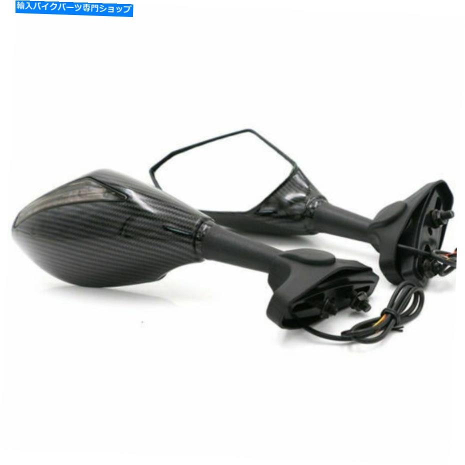 Mirror オートバイターン信号インジケーターLED RONDA YAMAHA BMW用のバックビューサイドミラー Motorcycle Turn Signals Indicator LED Rearview Side Mirrors For Honda Yamaha BMW【並行輸入品】