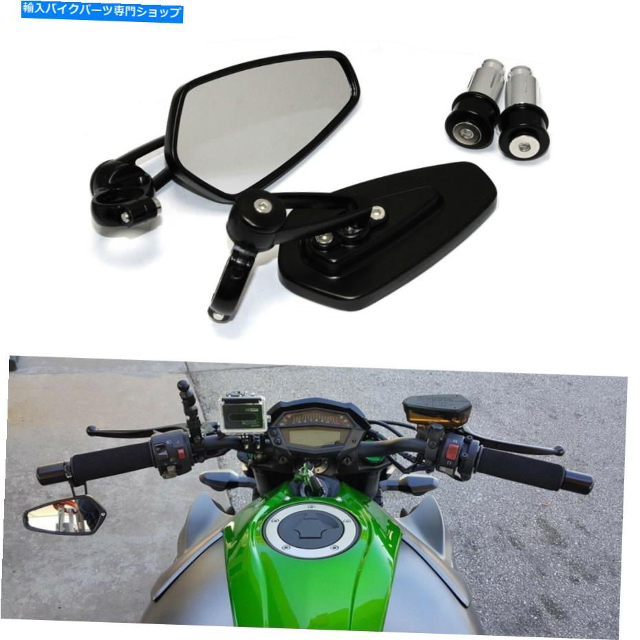 Mirror ヤマハYZF R1 / R6ブラックオートバイユニバーサル7/8 \