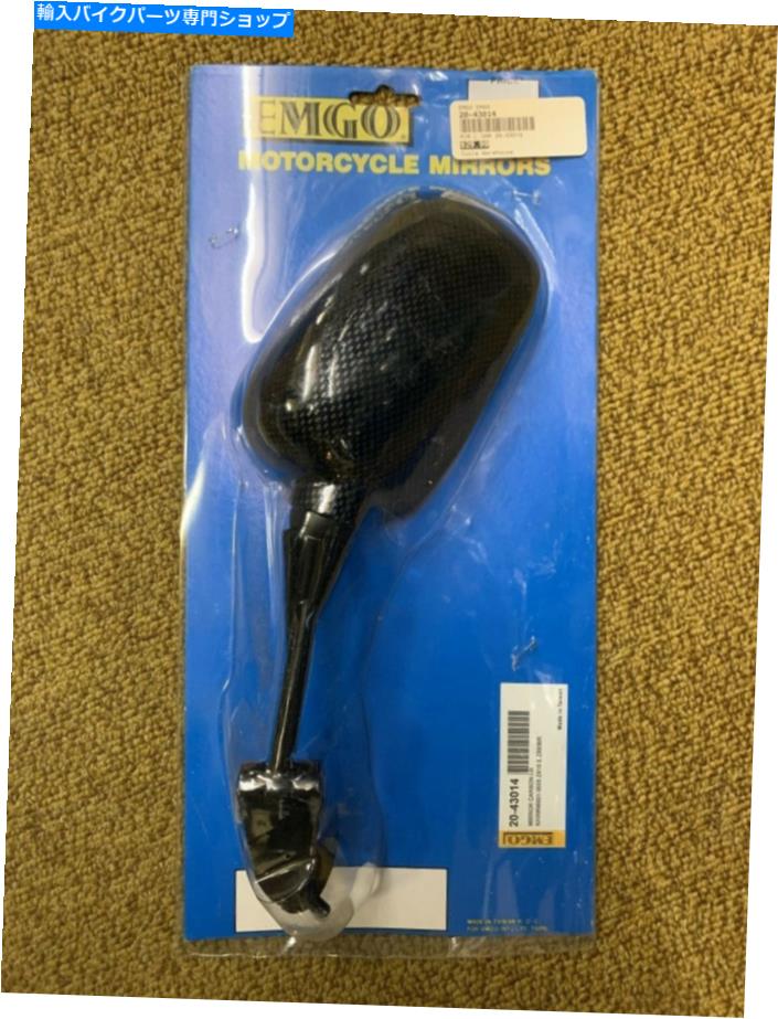 Mirror ZX1000C NINJA ZX-10R 2004-2005 EMGOの取り替えミラーの左半子20-43014 ZX1000C Ninja ZX-10R 2004-2005 Emgo Replacement Mirror Left 20-43014【並行輸入品】