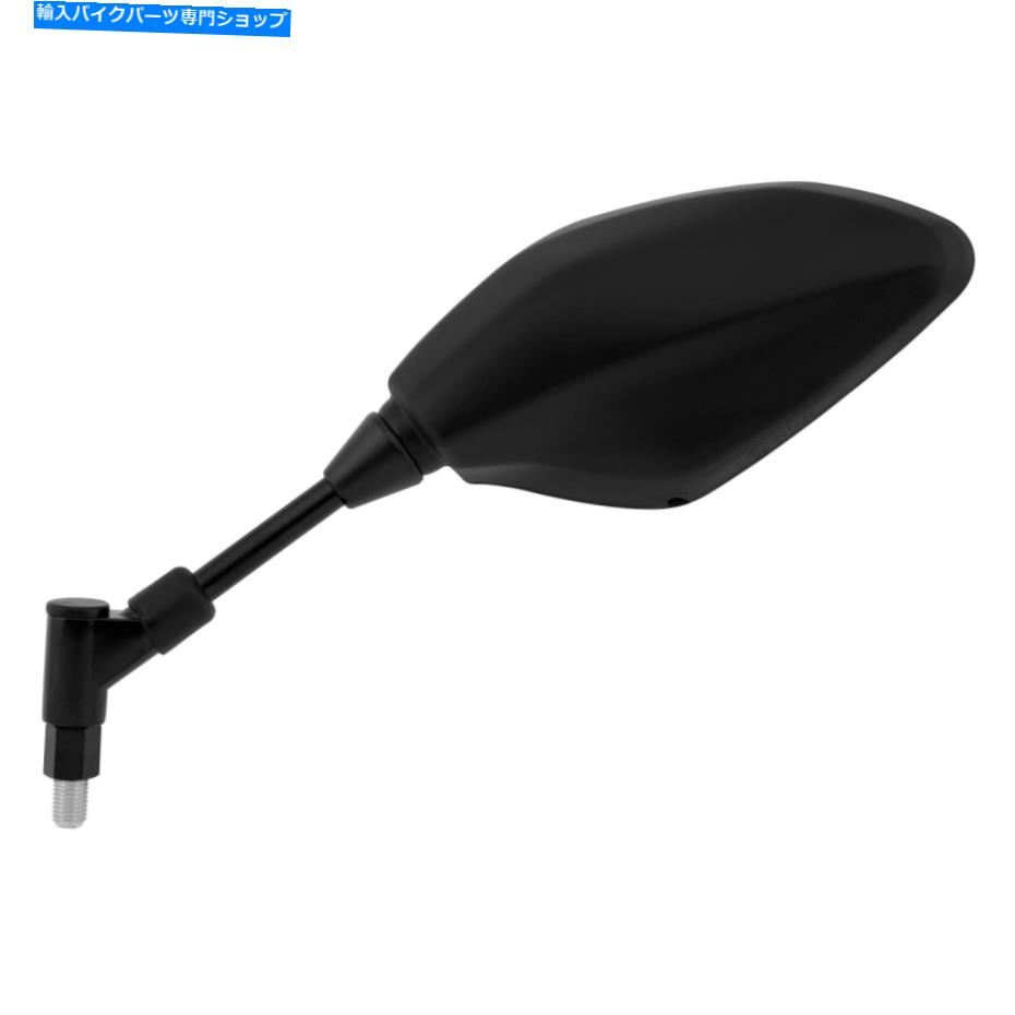 Mirror ヤマハFJ09 2015-2016 Bikemaster 600506交換用左サイドブラックミラー For Yamaha FJ09 2015-2016 BikeMaster 600506 Replacement Left Side Black Mirror【並行輸入品】