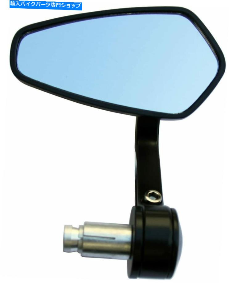 Mirror 1対ブラックCNC arrowオートバイ7/8 \