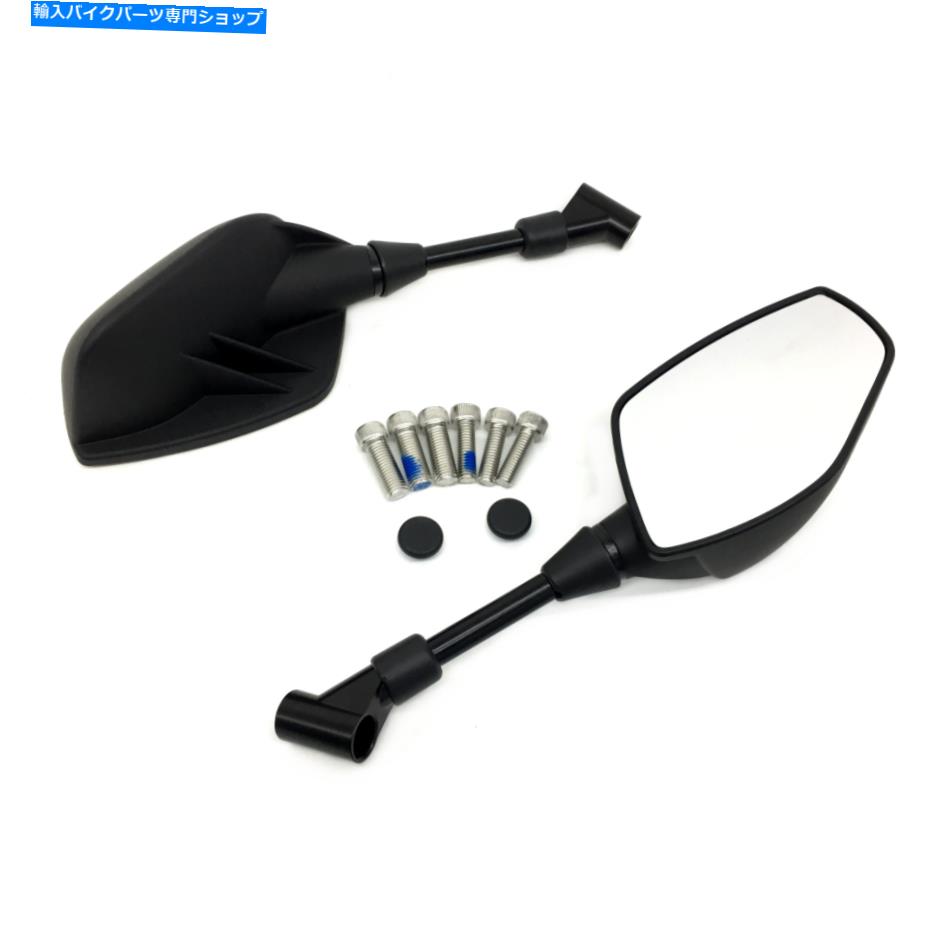 Mirror 8mm 10mmオートバイリアビューミラーハーレーホンダヤマハBMW用ミラーダートピットバイク 8mm 10mm Motorcycle Rear View Mirrors Dirt Pit Bike For Harley Honda Yamaha BMW【並行輸入品】