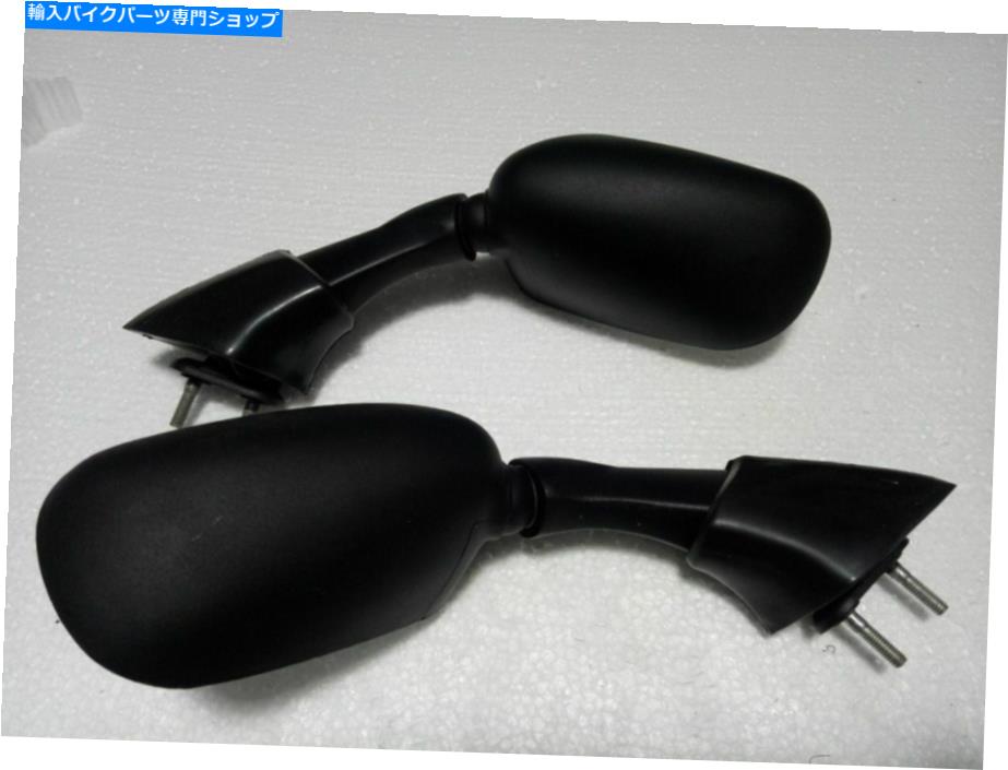 Mirror 2008-2017ヤマハYZF-R6 2009サイドミラーブラック Rear View Mirror Fit For 2008-2017 Yamaha YZF-R6 2009 Side Mirror Black【並行輸入品】