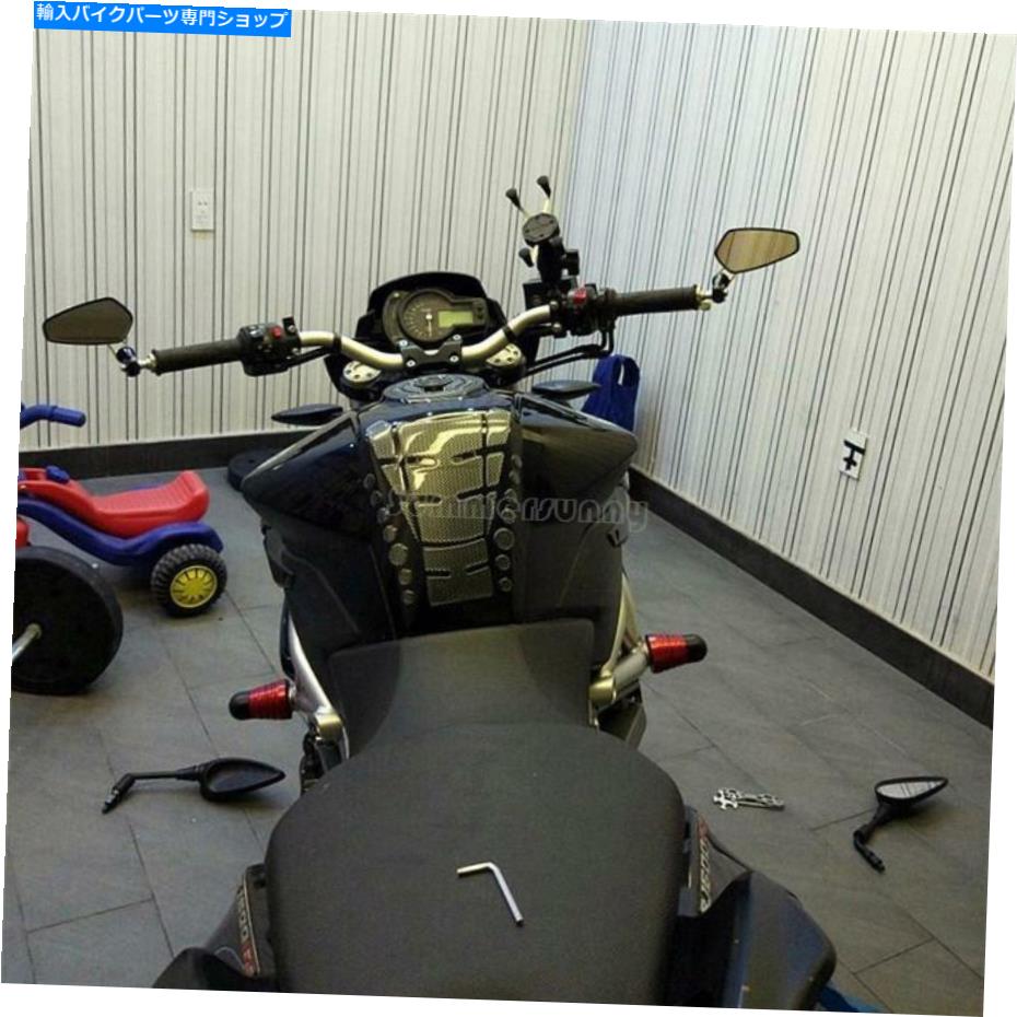 Mirror スズキSV1000 GSR600ヤマハXJR1300 XJ6のオートバイハンドルバーエンドミラー Motorcycle Handle Bar End Mirrors For Suzuki SV1000 GSR600 Yamaha XJR1300 XJ6【並行輸入品】