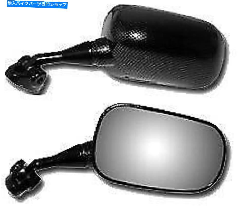Mirror ヤマハYZF R6 2004用の交換用ミラー左炭素繊維EMGO 20-80554 Replacement Mirror Left-Carbon Fiber Emgo 20-80554 for Yamaha YZF R6 2004【並行輸入品】