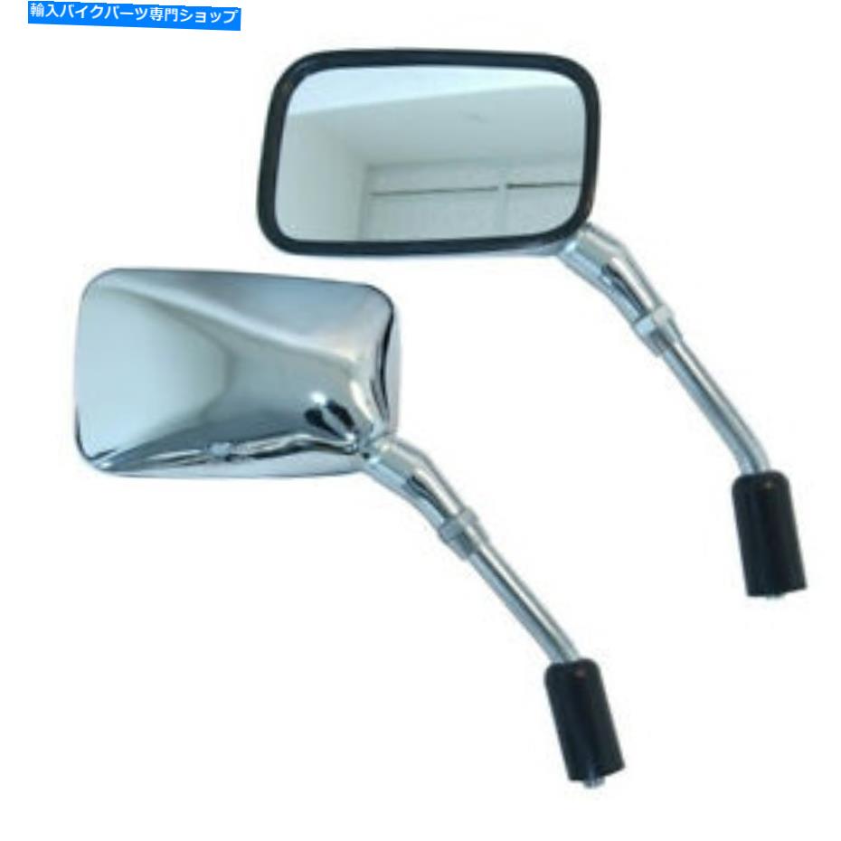 Mirror EMGO CHROME左ミラー20-37382ホンダVT 500 Cシャドウ1983-1984 Emgo Chrome Left Mirror 20-37382 Honda VT 500 C Shadow 1983-1984【並行輸入品】