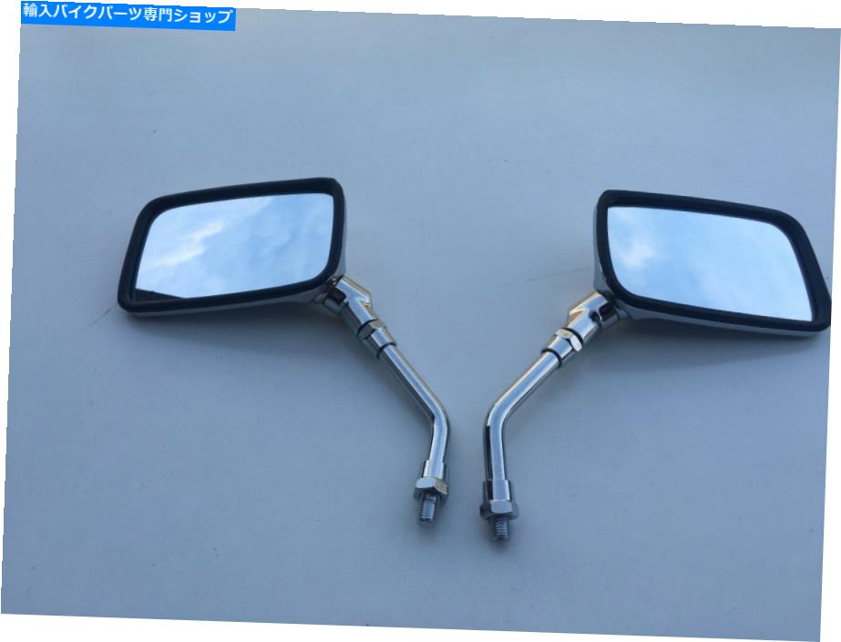 Mirror 真新しいChrome E-Marked長方形のミラースズキGSF650 GSF1250バンディット BRAND NEW CHROME E-MARKED RECTANGULAR Mirrors Suzuki GSF650 GSF1250 BANDIT【並行輸入品】