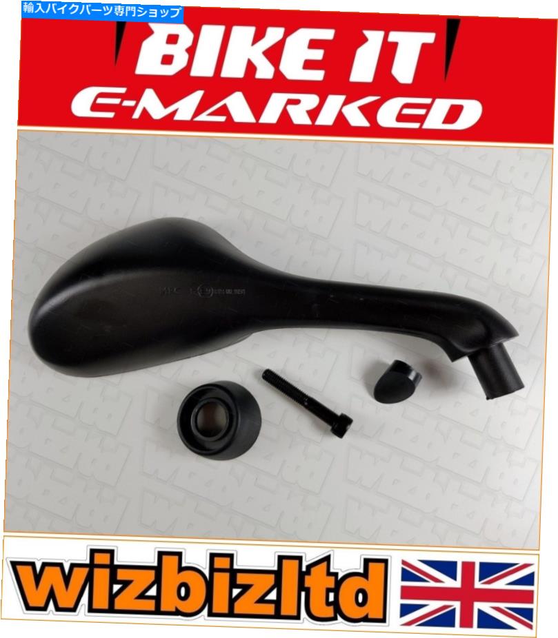 Mirror Gilera Runner 180 FXR 1997-2002 [BIKEIT BLACK] [右ミラーのみ] MRG001R Gilera Runner 180 FXR 1997-2002 [Bikeit Black] [Right Mirror Only] MRG001R【並行輸入品】