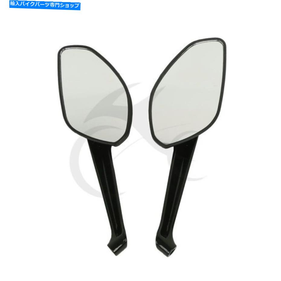 Mirror アルミブラックリアビューミラーフィットDucati Diavel 14 Monster 821 1200 1200S Aluminium Black Rear View Mirror Fit For Ducati Diavel 14 Monster 821 1200 1200S【並行輸入品】