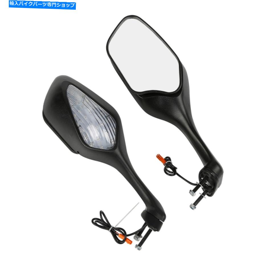Mirror バックミラー統合LEDターン信号FOT HONDA CBR 1000RR 2008-2016 Rearview Mirrors Integrated LED Turn Signals Fit For Honda CBR 1000RR 2008-2016【並行輸入品】