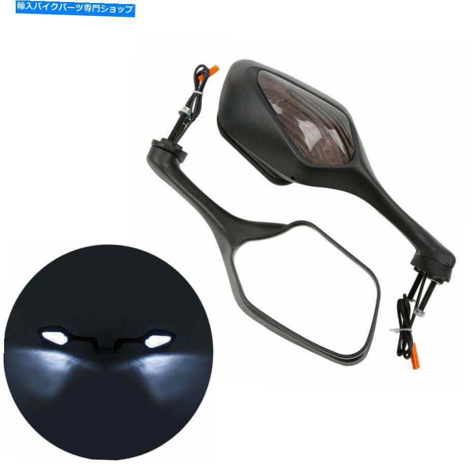 Mirror ペアスモークレンズリサイブミラーLEDターン信号CBR1000RR 2008-2016 11 Pair Smoke Lens Rearview Mirror LED Turn Signal For Honda CBR1000RR 2008-2016 11【並行輸入品】