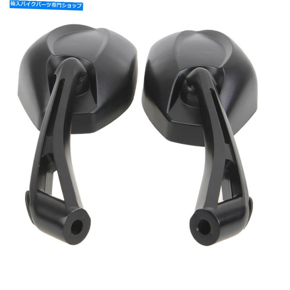 Mirror Dirtbike ABSプラスチック8mm 10mmブラックリアビューリアサイドビューミラーユニバーサル Dirtbike ABS plastic 8mm 10mm Black Rearview Rear Side View Mirror Universal【並行輸入品】