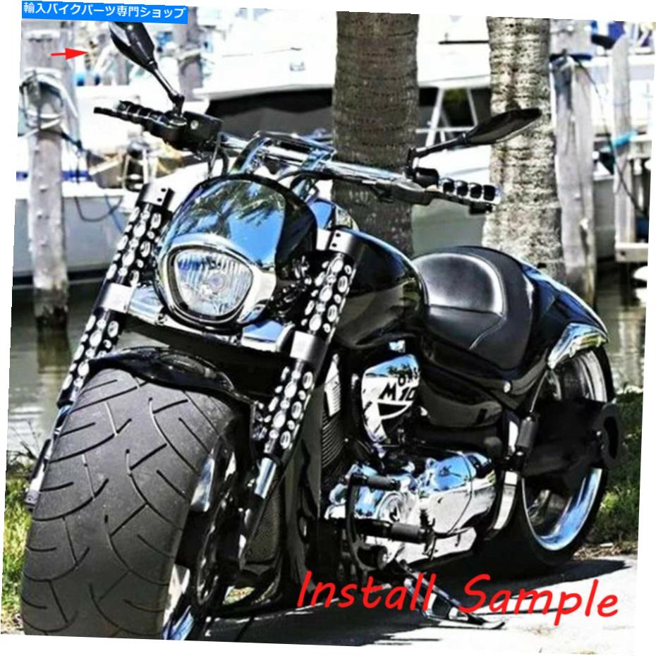 Mirror Honda Suzuki C50 C90 C90 C90 C109用オートバイLED統合ターン信号ライトミラー Motorcycle LED Integrated Turn Signal Light Mirror For Honda Suzuki C50 C90 C109【並行輸入品】