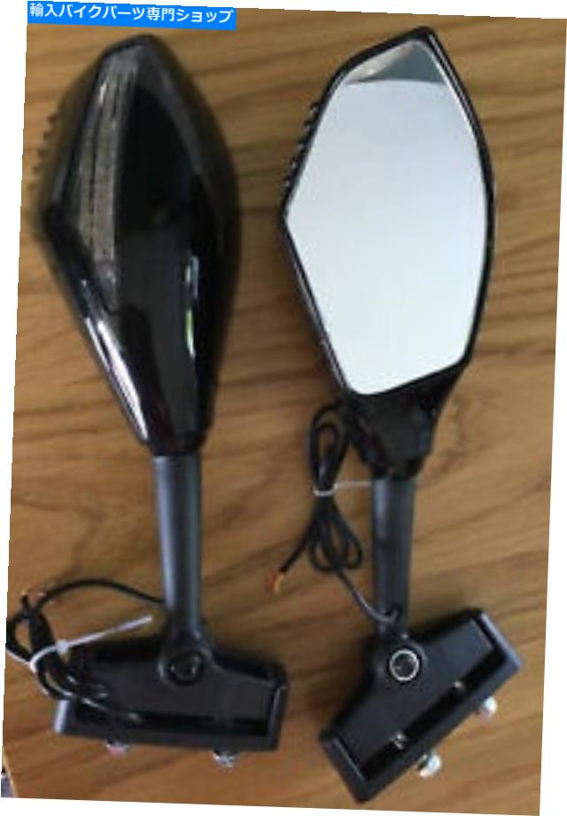 Mirror インジケータ付きユニバーサルフェアリングオートバイミラー Universal Fairing Motorcycle Mirrors With Indicators【並行輸入品】